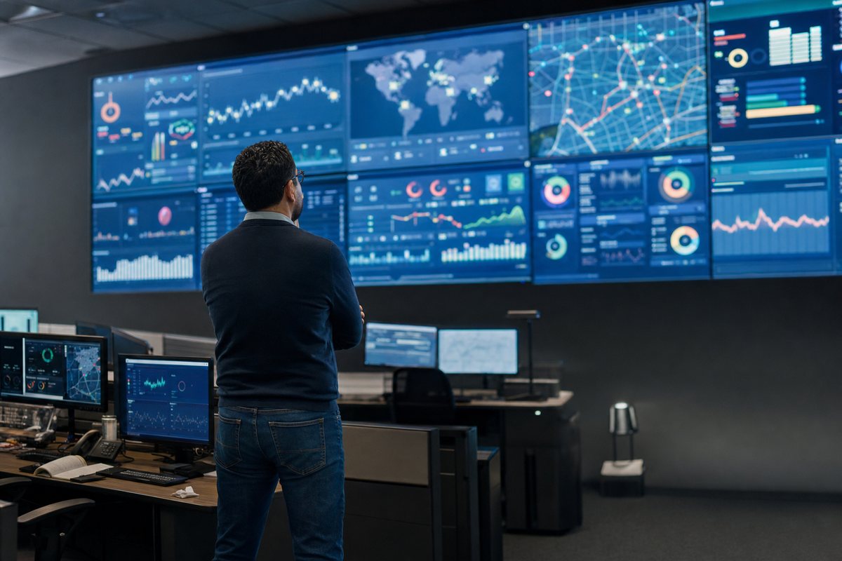 Operations Manager in the control room