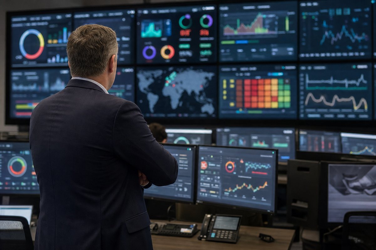 Security Director reviewing live analytics
